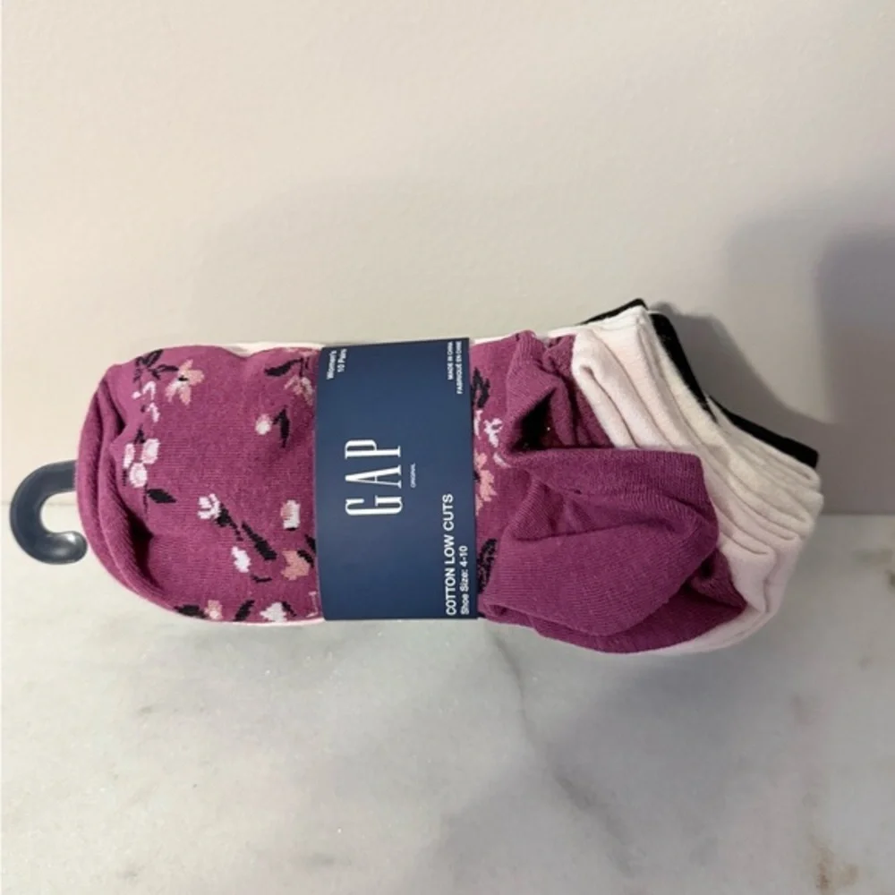 GAP woman Casual Socks in different colors 10 pairs cotton blend low cut
